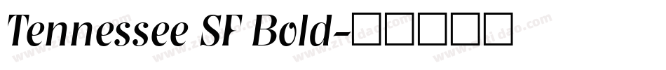 Tennessee SF Bold字体转换